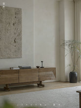 Japanese Wabi-Sabi TV Cabinet Guesthouse & Hotel Designer Vintage Living Room Japanese Solid Wood Furniture