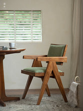 Wood | Chandigarh Chair\ Wabi Sand Chinese Antique Indonesian Teak Armrest Dining Chair Homestay Designer Desk Chair