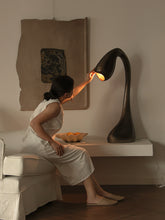 Shaped Living Room Floor Lamp Retro Wabi Wind 2025 New Swan Medieval Lamp Clothing Store Desk Lamp