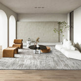 Carpet Living Room Coffee Table Blanket Wabi Sabi Simple Wind High and Low Velvet Three-dimensional Blanket Surface Plain Color Soft and Comfortable