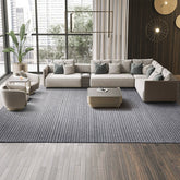 Imported Carpet Living Room Bedroom Wool Simple Light Luxury High-end Solid Color India Pure Hand-woven Blend