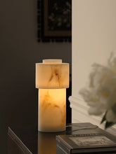 French Imitation Jade Table Lamp Creative Bedside Lamp Living Room Bedroom Desktop Decorative Lamp Advanced Light Luxury Niche Lamp