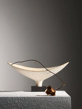 Shaped Japanese Modern Decorative Solid Wood Tray Handmade Simple Wabi Wind Living Room Entrance Coffee Table Fruit Plate Ornament