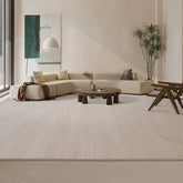 Super Soft Cream Wind Carpet Living Room Coffee Table Blanket Household Nordic High-end Light Luxury Minimalist Solid Color Striped Bedroom End