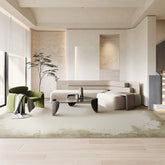 Super Soft Carpet Living Room Nordic Light Luxury Premium Simple Bedroom Bedside Blanket Chessboard Light Green Blend