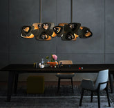 Postmodern Minimalist Chandelier Nordic Minimalist Living Room Dining Room Bedroom Metal Artistic Personality Crystal Lamp