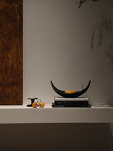 Wabi-sabi Wind Carbonized Wood Fruit Plate Japanese-style Homestay Home Tea Room Snack Storage Incomplete Wooden Desktop Decoration Ornament