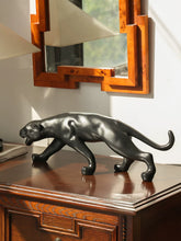 Supernatural Bring in Wealth and Treasure and Good Luck Leopard Ornament Entrance Desktop Medieval Style Cheetah Down Mountain Sculpture Art Decoration