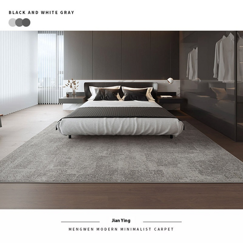 Carpet Bedroom Bedside Blanket, Gray At The End of The Bed, Light Luxury and High-end Sense of Home Use, Sitting and Sleeping, Thickened, Dirt-resistant, Silent and Environmentally Friendly
