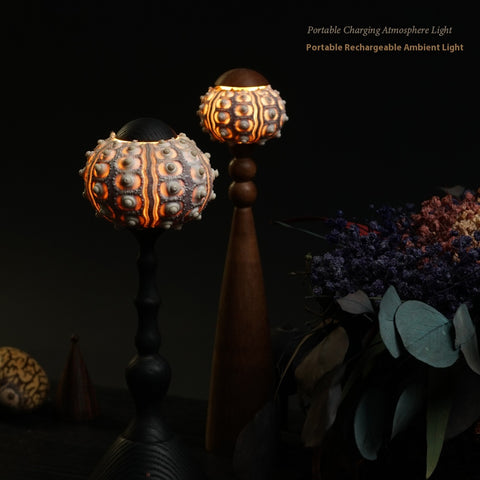 Saki Youshi Lamp | Xiaowu Series - Sea Urchin Lamp Ambient Light Decorative Light Medieval Design Lamp Ornament New Year's Gift cover 2