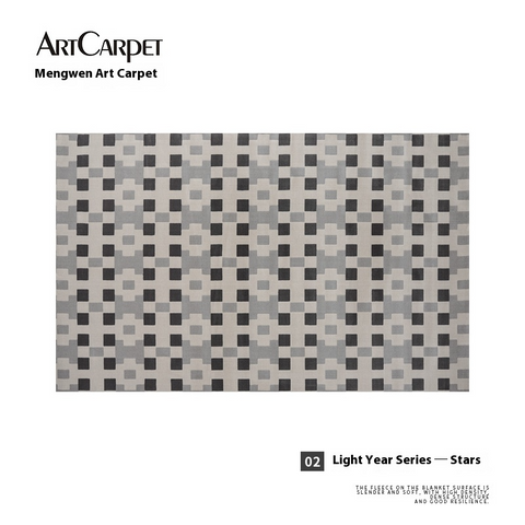 Carpet Living Room Minimalist Light Luxury Villa Home High-end Bedroom Bedside Blanket Dark Black Dirt-resistant Easy To Take Care of Thicker