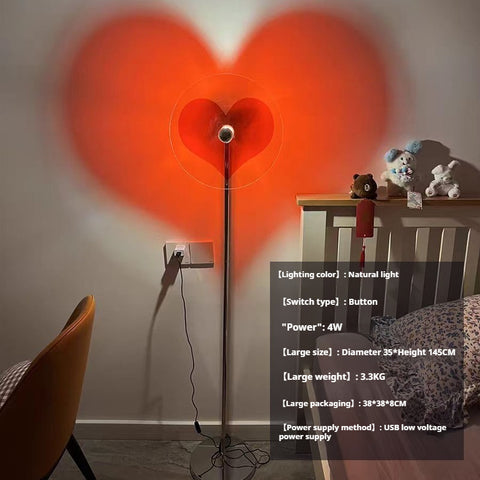 Love Desk Lamp Creative Romantic Night Light Ambient Light Photo Lamp Valentine's Day Medieval Ins Birthday Gift Mood