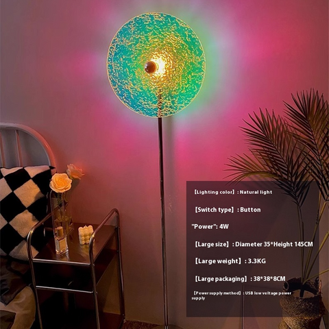 Table Lamp Ambient Lamp Bedside Lamp Bauhaus Flying Saucer Ice Cube Retro Creative Wabi Sabi Medieval Bedroom Night Lamp