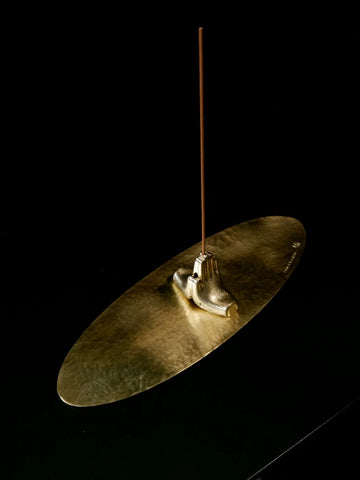 Copperaura Brass Palm Incense Holder - Handmade Incense Burner, Aromatherapy Burner, Incense Stick Holder, Incense Burner