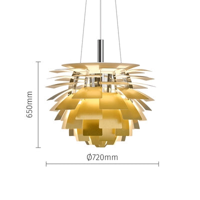 PH Pine Cone Nordic Simple Modern Danish Lamp Bedroom Living Room Dining Room Sales Department Villa High-end Place, Chandelier
