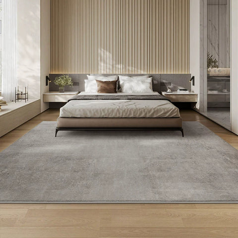 Carpet Bedroom Bedside Blanket, Gray At The End of The Bed, Light Luxury and High-end Sense of Home Use, Sitting and Sleeping, Thickened, Dirt-resistant, Silent and Environmentally Friendly