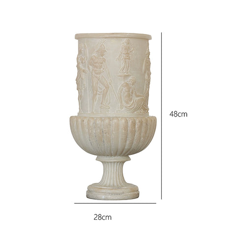 French-style Medieval Style Ornament, Ancient Greek Sculpture, Villa Hotel Lobby, Roman Column Floor Installation