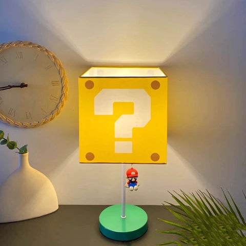 Mario Desk Lamp Cartoon Cute Bedroom Dormitory Bedside Night Light Decoration Creative Birthday Gift Ambient Light Woman