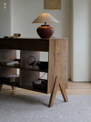 Old Wood Upcycling | Vintage Sideboards & Tea Cabinets Japanese Wabi-Sabi Style Cabinets Solid Wood Storage & Bookcases