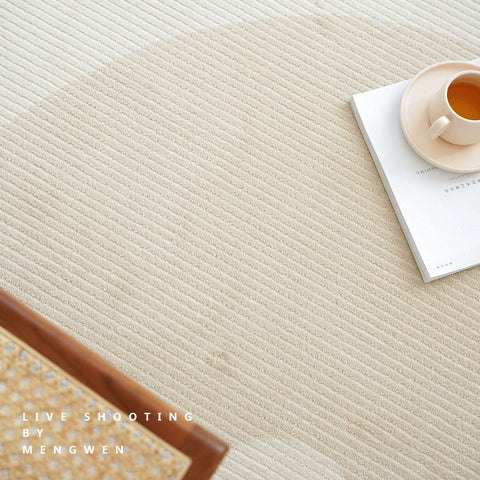 Cream Wind Carpet Living Room Modern Simple High-end Light Luxury Warm Color Short Hair Bedroom Bedside Blanket Blend
