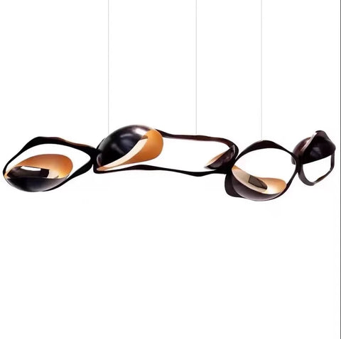 Modern Minimalist Art Personalized Restaurant Bar Dining Room Chandelier High-end Ambient Light Creative Special-shaped Modeling