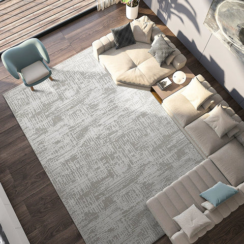 Carpet Living Room Coffee Table Blanket Wabi Sabi Simple Wind High and Low Velvet Three-dimensional Blanket Surface Plain Color Soft and Comfortable