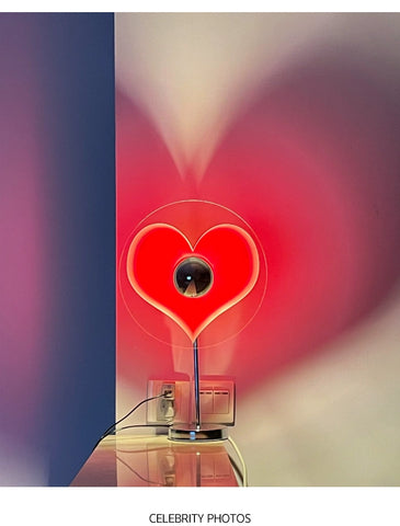 Love Desk Lamp Creative Romantic Night Light Ambient Light Photo Lamp Valentine's Day Medieval Ins Birthday Gift Mood