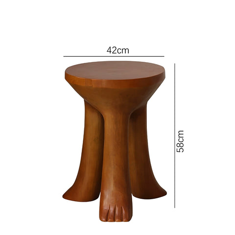 The Shape Is Medieval, The Feet of The Beast Are A Few Designer Styles, The Combination of Creative Art, The Corner of The Solid Wood Sofa, The Display Table, and The Flower Stand.