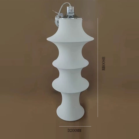 New Chinese-style Wabi Sabi Creative Modern Japanese-style Dining Room Living Room Bedroom Study Staircase Bar Tea Room Fabric Long Chandelier