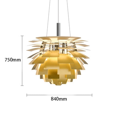 PH Pine Cone Nordic Simple Modern Danish Lamp Bedroom Living Room Dining Room Sales Department Villa High-end Place, Chandelier