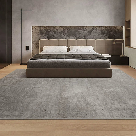 Carpet Bedroom Bedside Blanket, Gray At The End of The Bed, Light Luxury and High-end Sense of Home Use, Sitting and Sleeping, Thickened, Dirt-resistant, Silent and Environmentally Friendly