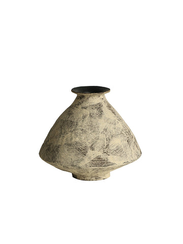 Shaped Ceramic Vase Cosmetic Soil Japanese Tea Room Display Wabi Sandy Retro Flower Utensils, Home Ornaments