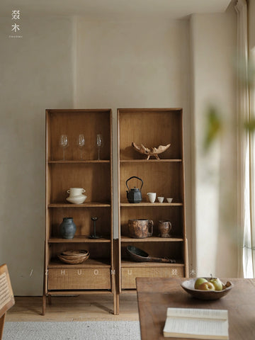 Vintage Wood Transformation | Japanese Wabi-Sabi Style Solid Wood Modular Chest of Drawers | Bedroom Storage | Drawer Unit | Bookcase | Standing Cabinet