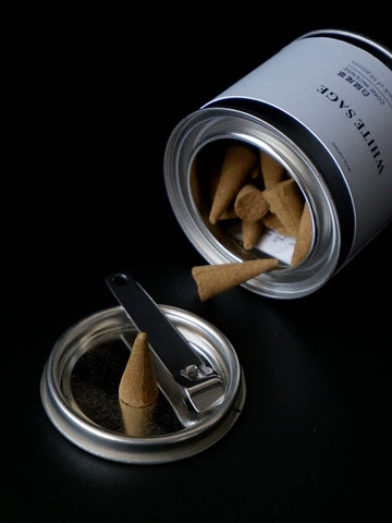 Mailahome Plant Tower Incense Cone Incense Aromatherapy Fragrance Cedar Sacred Wood Thuja White Sage