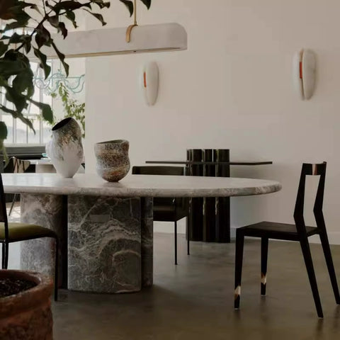 2025 New Italian Minimalist Bedroom Bedside Marble Wall Lamp Medieval Creative Study Corridor Room Decorative Lamp