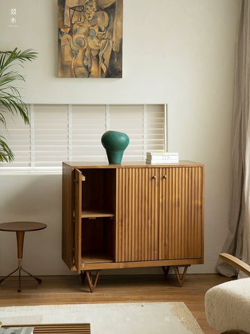 Indonesian Teak Cabinet\Vintage Mid-Century Style Sideboard Living Room & Bedroom Storage Cabinet\Entrance Hall Storage Unit