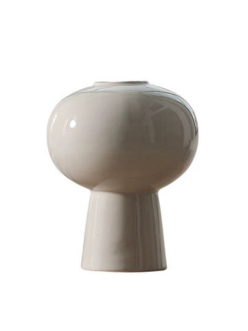 Shaped Cream Wind Ceramic Vase Foreign Internet Celebrity Decoration Ornament Designer Living Room Home Coffee Table Water Culture Device