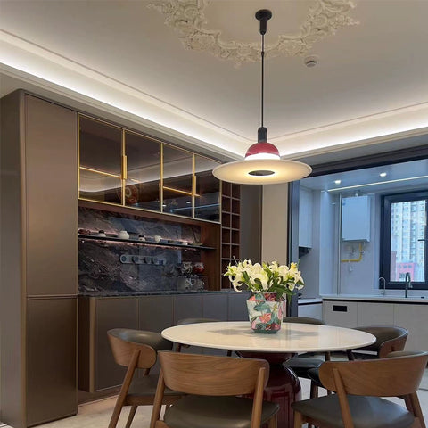 Italian Restaurant Chandelier Simple Modern Study Flying Saucer Dining Table Minimalist Lamp