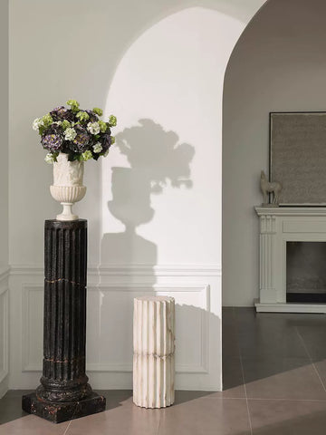 French-style Medieval Style Ornament, Ancient Greek Sculpture, Villa Hotel Lobby, Roman Column Floor Installation