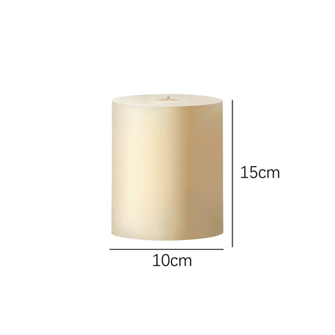 Shaped Large Wabi Candlestick Solid Wood Glass Cover Multi-core Candle French Restaurant Wedding Romantic Atmosphere Ornament