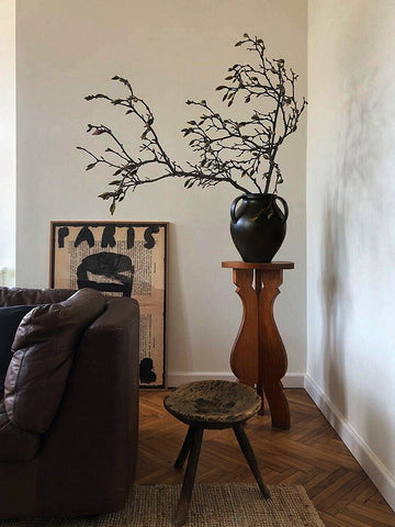 Shape Solid Wood Flower Stand Base, Sofa Side, Floor Shelf, Flower Corner, Decorative Ornament, Flower Plate Height Increase Frame