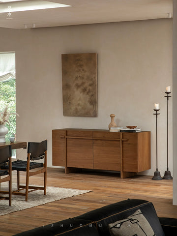 Teak | Indonesian Teak Sideboard in Vintage Antique Style Solid Wood Living Room Storage Cabinet, Bedroom Organiser, Hallway Console