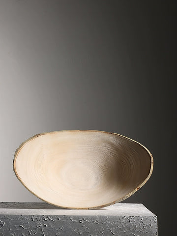 Shaped Japanese Modern Decorative Solid Wood Tray Handmade Simple Wabi Wind Living Room Entrance Coffee Table Fruit Plate Ornament