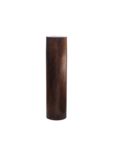 Shaped Medieval Solid Wood Pier Base Circular Pillar Sculpture Table Bed and Breakfast Living Room Sofa Side Decoration Flower Utensils