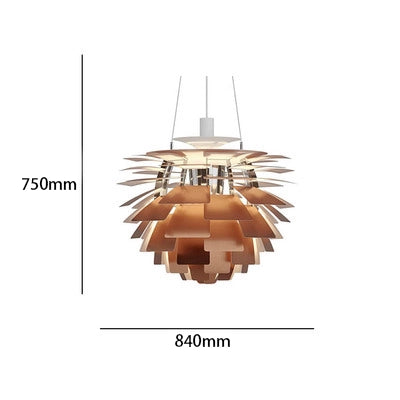 PH Pine Cone Nordic Simple Modern Danish Lamp Bedroom Living Room Dining Room Sales Department Villa High-end Place, Chandelier