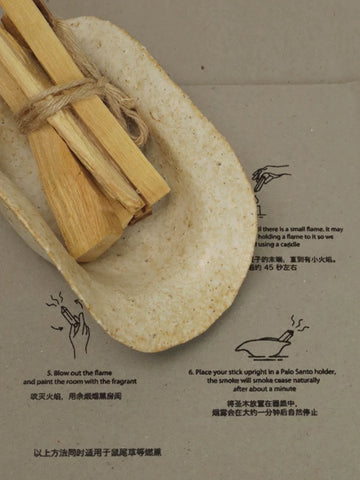 Mailahome Grass Cane Gift Box Aromatherapy Fragrance Cedarwood Peruvian Sacred Wood White Sage Blue Sage