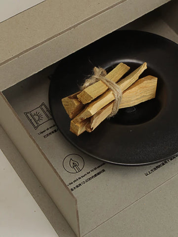 Mailahome Grass Cane Gift Box Aromatherapy Fragrance Cedarwood Peruvian Sacred Wood White Sage Blue Sage