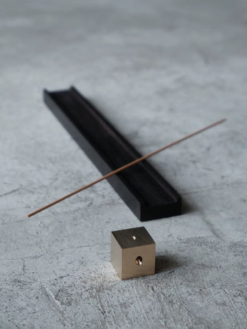 Salt |   Live&salt Brass Sandalwood Minimalist Aromatherapy Incense Burner Incense Holder Incense Holder Incense Holder