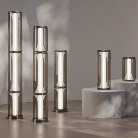 Lasvit Miles Lamps Czech Shadow Glass Floor Lamp Living Room Bedroom Bedside Table Lamp Long Dining Room Chandelier