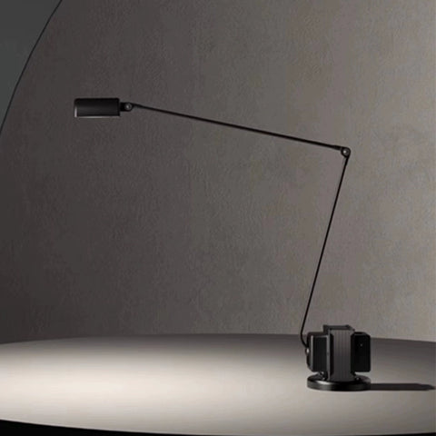 Italian Lumina Dimming Motor Floor Lamp, Adjustable Rocker Arm Reading Study Desk Lamp Next To The Sofa in The Living Room